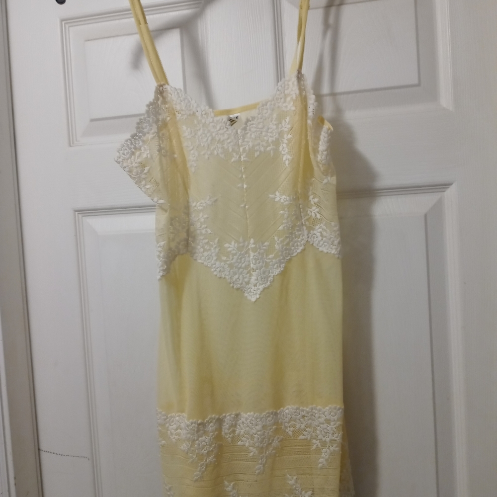 Women's long lace camisole